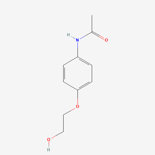 N-[4-(Hydroxyethoxy)phenyl]ethanamide (CAS: 50375-15-0) - Chemical Structure and Molecular Formula 