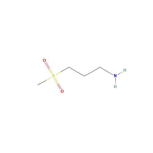 3-Methanesulfonyl-propyl-ammonium; chloride (CAS: 26209-83-6) - Chemical Structure and Molecular Formula 