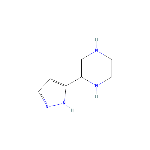 2-(1H-Pyrazol-3-yl)piperazine (CAS: 111781-55-6) - Related Chemical Product