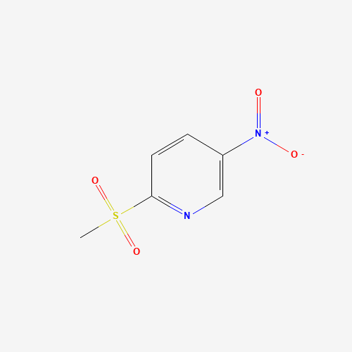 2-(Methylsulfonyl)-5-nitropyridine (CAS: 79134-11-5) - Chemical Structure and Molecular Formula 