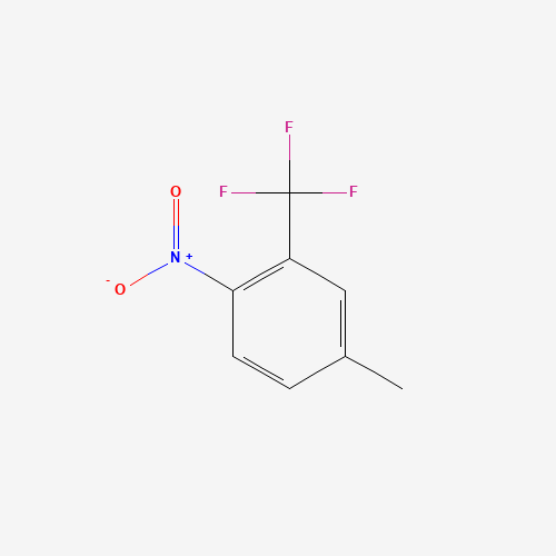 4-Methyl-1-nitro-2-(trifluoromethyl)benzene (CAS: 87617-21-8) - Chemical Structure and Molecular Formula 