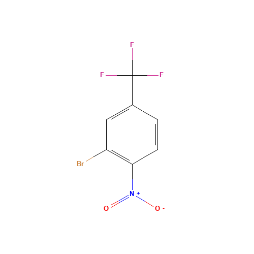 3-Bromo-4-nitrobenzotrifluoride (CAS: 132839-58-8) - Chemical Structure and Molecular Formula 