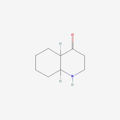 Octahydro-4(1H)-quinolinone (CAS: 58869-89-9) - Chemical Structure and Molecular Formula 