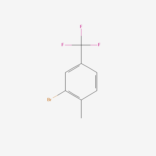 3-Bromo-4-methylbenzotrifluoride (CAS: 66417-30-9) - Chemical Structure and Molecular Formula 