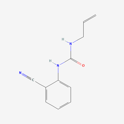 N-Allyl-N'-(2-cyanophenyl)urea (CAS: 122372-27-4) - Chemical Structure and Molecular Formula 