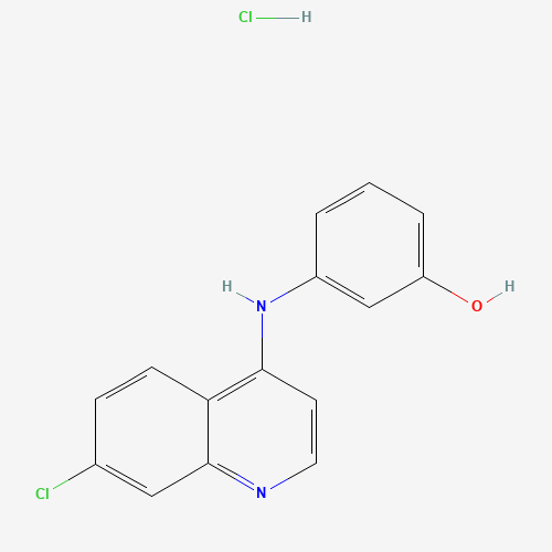 3-[(7-Chloroquinolin-4-yl)amino]phenol hydrochloride (CAS: 154179-39-2) - Related Chemical Product