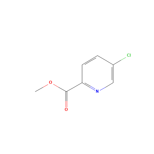 Methyl 5-chloro-2-pyridinecarboxylate (CAS: 132308-19-1) - Chemical Structure and Molecular Formula 