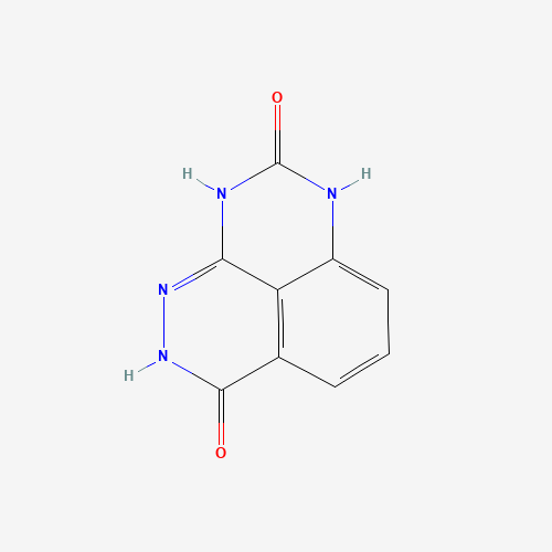 1H-Pyridazino[3,4,5-de]quinazoline-3,8(2H,7H)-dione (CAS: 127801-83-6) - Chemical Structure and Molecular Formula 
