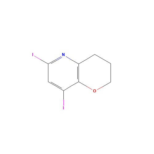 6,8-Diiodo-3,4-dihydro-2H-pyrano[3,2-b]pyridine (CAS: 1222533-94-9) - Related Chemical Product