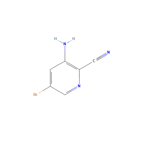 3-Amino-5-bromopicolinonitrile (CAS: 573675-27-1) - Chemical Structure and Molecular Formula 