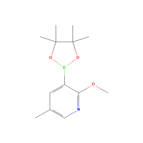 2-Methoxy-5-methyl-3-(4,4,5,5-tetramethyl-1,3,2-dioxaborolan-2-yl)pyridine (CAS: 1083168-84-6) - Related Chemical Product