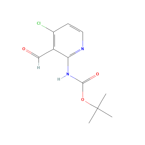 tert-Butyl 4-chloro-3-formylpyridin-2-ylcarbamate (CAS: 868736-42-9) - Related Chemical Product