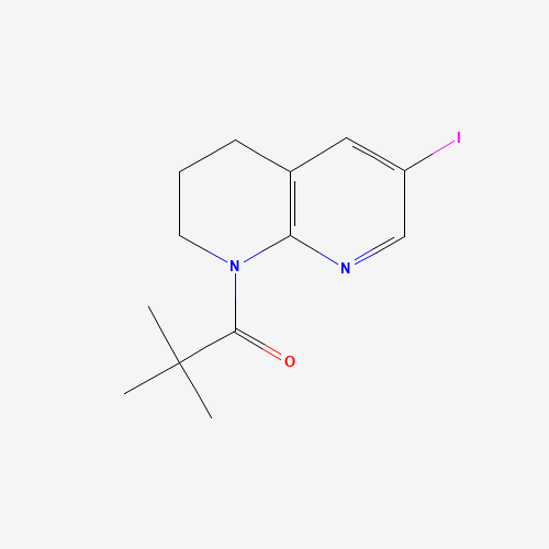 1-(6-Iodo-3,4-dihydro-2H-[1,8]naphthyridin-1-yl)-2,2-dimethyl-propan-1-one (CAS: 824429-55-2) - Related Chemical Product
