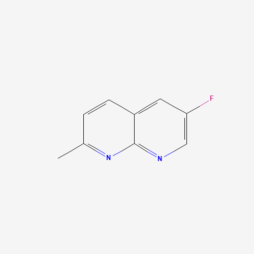 6-Fluoro-2-methyl-1,8-naphthyridine (CAS: 1222533-71-2) - Chemical Structure and Molecular Formula 