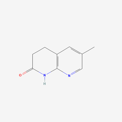 6-Methyl-3,4-dihydro-1,8-naphthyridin-2(1H)-one (CAS: 1222533-73-4) - Chemical Structure and Molecular Formula 