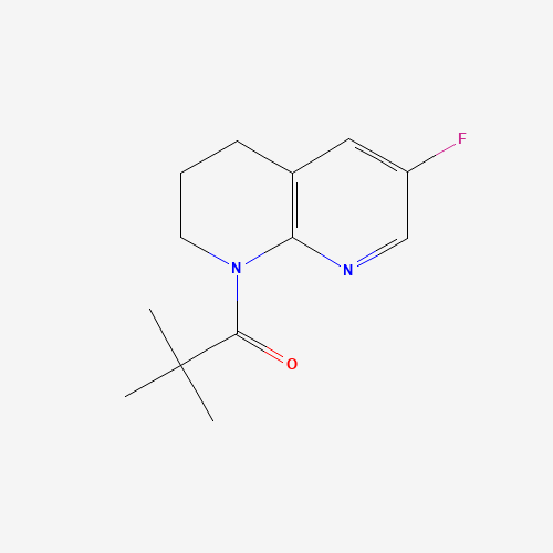 1-(6-Fluoro-3,4-dihydro-1,8-naphthyridin-1(2H)-yl) -2,2-dimethylpropan-1-one (CAS: 1222533-74-5) - Related Chemical Product