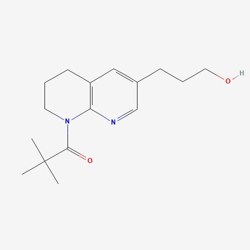 1-(6-(3-Hydroxypropyl)-3,4-dihydro-1,8-naphthyridin-1(2H)-yl)-2,2-dimethylpropan-1-one (CAS: 1222533-80-3) - Related Chemical Product