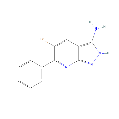 5-Bromo-6-phenyl-1H-pyrazolo[3,4-b]pyridin-3-amine (CAS: 583039-87-6) - Related Chemical Product