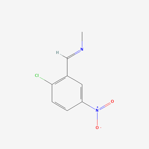 N-[(E)-(2-Chloro-5-nitrophenyl)methylidene]-methanamine (CAS: 871909-85-2) - Related Chemical Product
