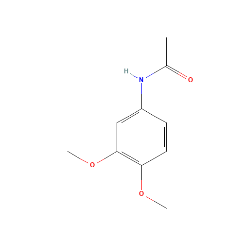 N-(3,4-Dimethoxyphenyl)acetamide (CAS: 881-70-9) - Chemical Structure and Molecular Formula 