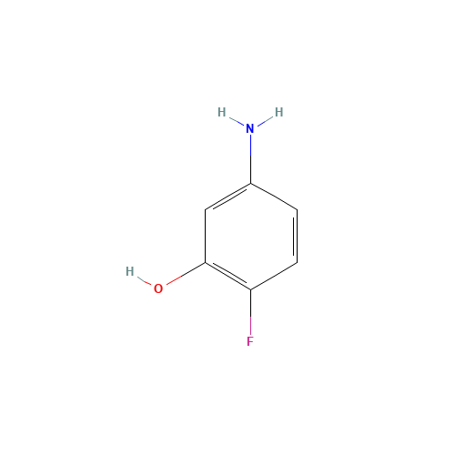 5-Amino-2-fluorophenol (CAS: 100367-48-4) - Chemical Structure and Molecular Formula 