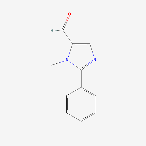 1-Methyl-2-phenyl-1H-imidazole-5-carbaldehyde (CAS: 94938-03-1) - Chemical Structure and Molecular Formula 