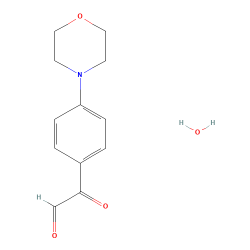 2-[4-(Morpholin-4-yl)phenyl]-2-oxoacetaldehyde hydrate (CAS: 852633-82-0) - Related Chemical Product