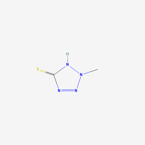2-Methyl-2H-1,2,3,4-tetrazole-5-thiol (CAS: 42150-25-4) - Chemical Structure and Molecular Formula 