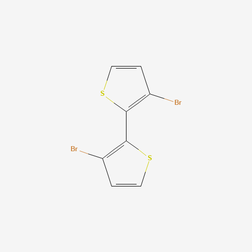 3,3'-Dibromo-2,2'-dithiophene (CAS: 51751-44-1) - Chemical Structure and Molecular Formula 