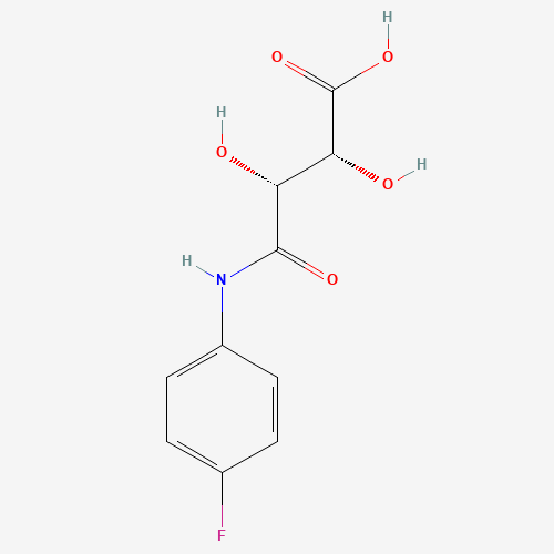 (+)-4'-Fluorotartranilic acid (CAS: 206761-65-1) - Chemical Structure and Molecular Formula 