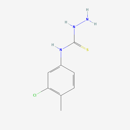4-(3-Chloro-4-methylphenyl)-3-thiosemicarbazide (CAS: 78862-75-6) - Chemical Structure and Molecular Formula 