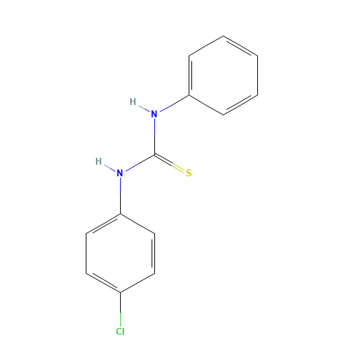 1-(4-Chlorophenyl)-3-phenyl-2-thiourea (CAS: 7392-67-8) - Related Chemical Product