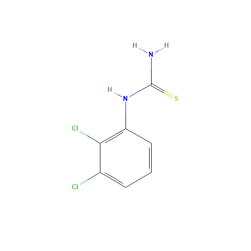 1-(2,3-Dichlorophenyl)-2-thiourea (CAS: 41542-06-7) - Chemical Structure and Molecular Formula 