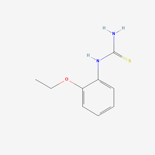 1-(2-Ethoxyphenyl)-2-thiourea (CAS: 1516-38-7) - Chemical Structure and Molecular Formula 