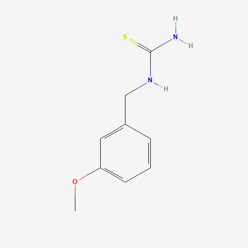 1-(3-Methoxybenzyl)-2-thiourea (CAS: 90556-79-9) - Chemical Structure and Molecular Formula 