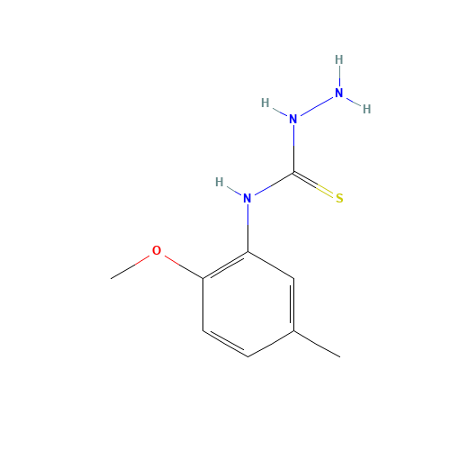 4-(2-Methoxy-5-methylphenyl)-3-thiosemicarbazide (CAS: 71058-34-9) - Related Chemical Product