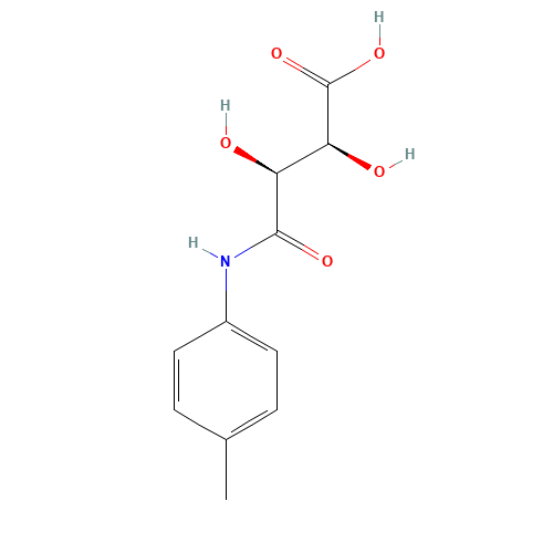 (-)-4'-Methyltartranilic acid (CAS: 206761-78-6) - Chemical Structure and Molecular Formula 