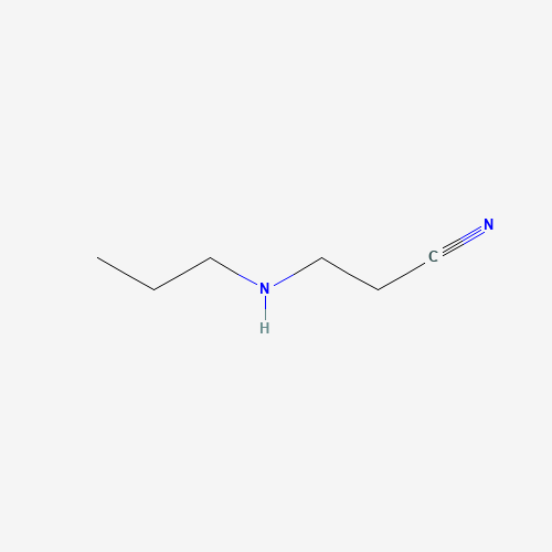 3-(Propylamino)propionitrile (CAS: 7249-87-8) - Chemical Structure and Molecular Formula 