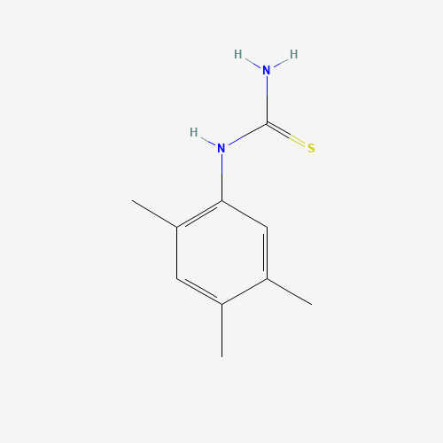1-(2,4,5-Trimethylphenyl)-2-thiourea (CAS: 117174-87-5) - Chemical Structure and Molecular Formula 
