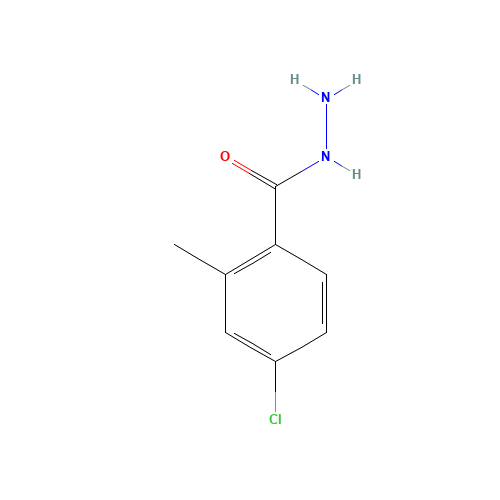 4-Chloro-2-methylbenzhydrazide (CAS: 75319-02-7) - Chemical Structure and Molecular Formula 