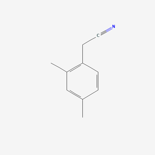 2,4-Dimethylphenylacetonitrile (CAS: 68429-53-8) - Chemical Structure and Molecular Formula 
