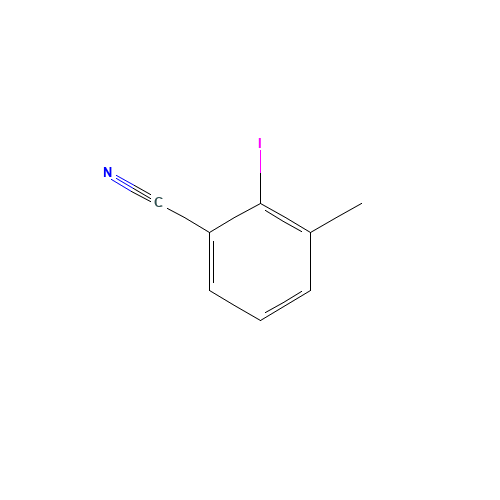 2-Iodo-3-methylbenzonitrile (CAS: 52107-70-7) - Chemical Structure and Molecular Formula 