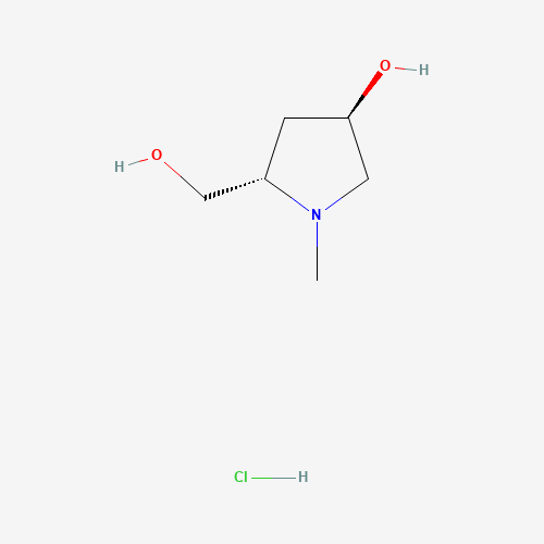 (3R,5S)-5-(Hydroxymethyl)-1-methylpyrrolidin-3-ol hydrochloride (CAS: 107746-24-7) - Related Chemical Product