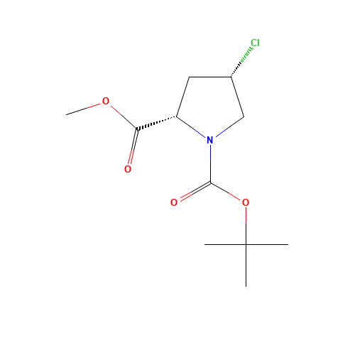 (2S,4S)-1-tert-Butyl 2-methyl 4-chloropyrrolidine-1,2-dicarboxylate (CAS: 169032-99-9) - Related Chemical Product