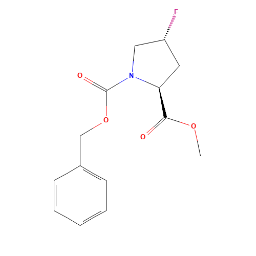 (2S,4R)-1-Benzyl-2-methyl-4-fluoropyrrolidine-1,2-dicarboxylate (CAS: 72180-24-6) - Related Chemical Product