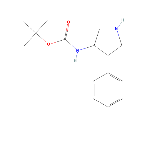 tert-Butyl 4-p-tolylpyrrolidin-3-ylcarbamate (CAS: 1022605-11-3) - Related Chemical Product