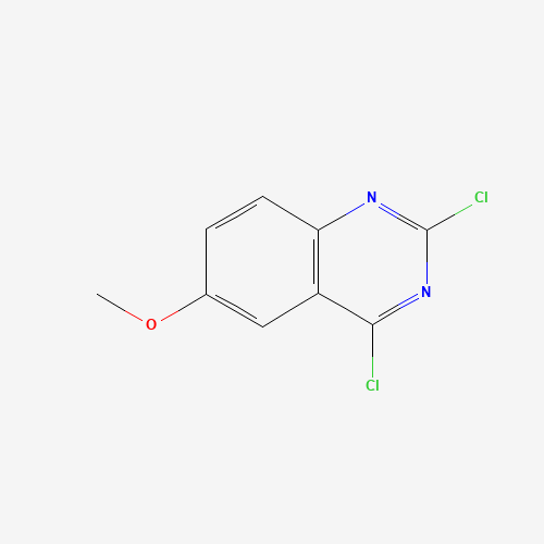 2,4-Dichloro-6-methoxyquinazoline (CAS: 105763-77-7) - Chemical Structure and Molecular Formula 