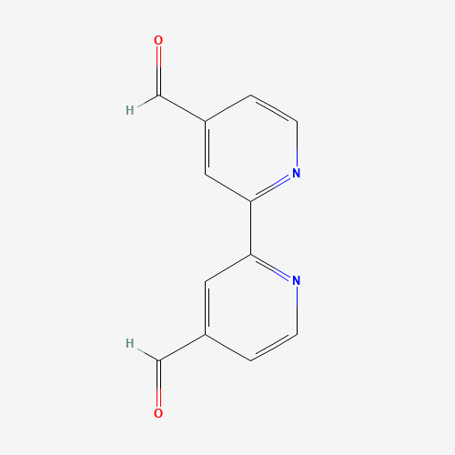 2,2'-Bipyridine-4,4'-dicarbaldehyde (CAS: 99970-84-0) - Chemical Structure and Molecular Formula 