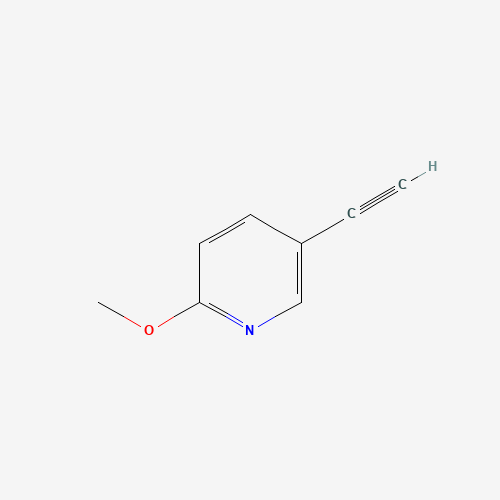 5-Ethynyl-2-methoxypyridine (CAS: 663955-59-7) - Chemical Structure and Molecular Formula 