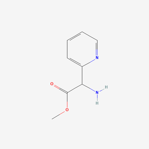 Methyl 2-amino-2-(pyridin-2-yl)acetate (CAS: 154410-83-0) - Chemical Structure and Molecular Formula 